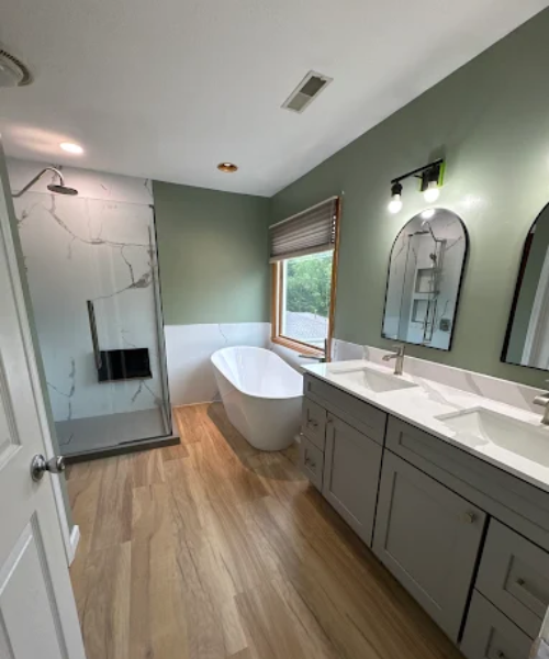 Ark Bath Co. finished bathroom detail