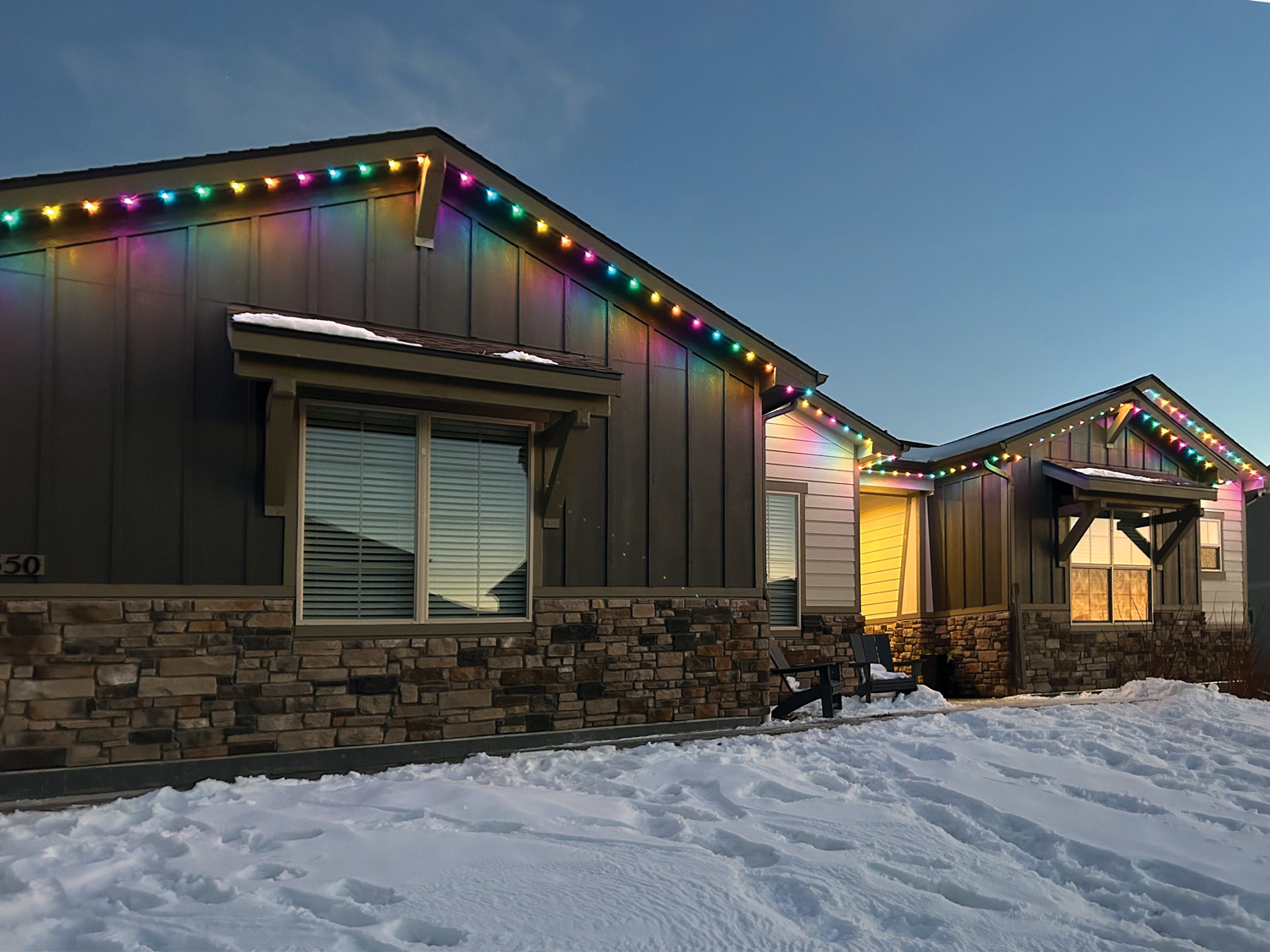 Residential permanent LED lighting install 5