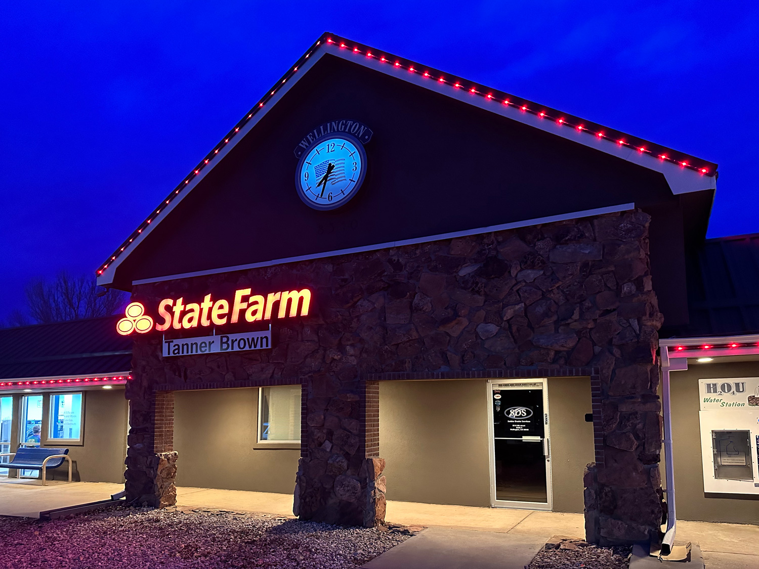 Commercial permanent LED lighting install 3