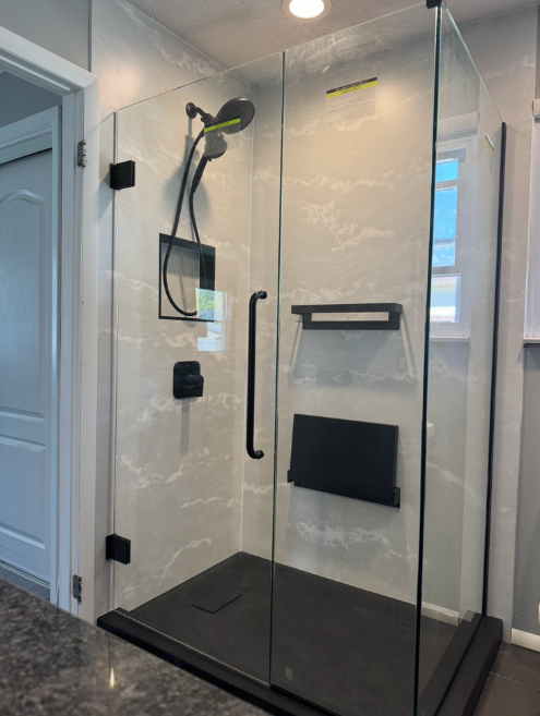 After: remodeled bathroom