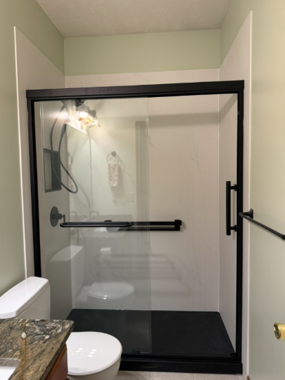 After: remodeled bathroom