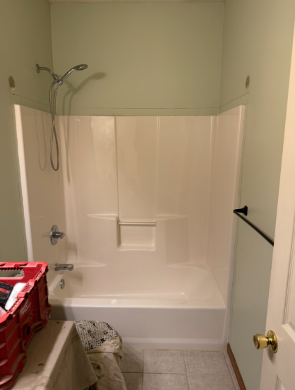 Before: original bathroom