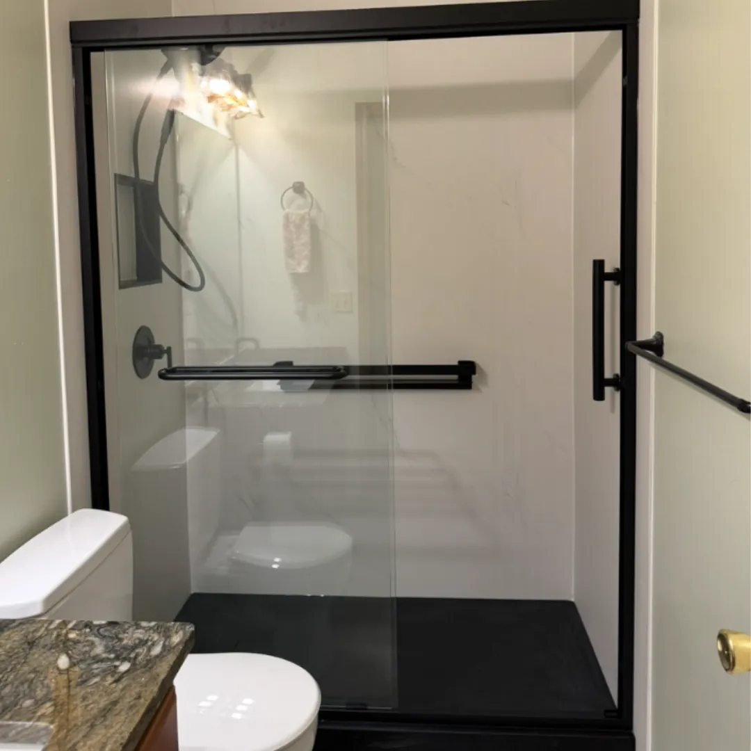 Ark Bath Co. shower installation project