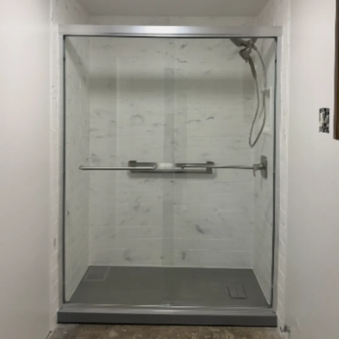 Modern shower design by Ark Bath Co.