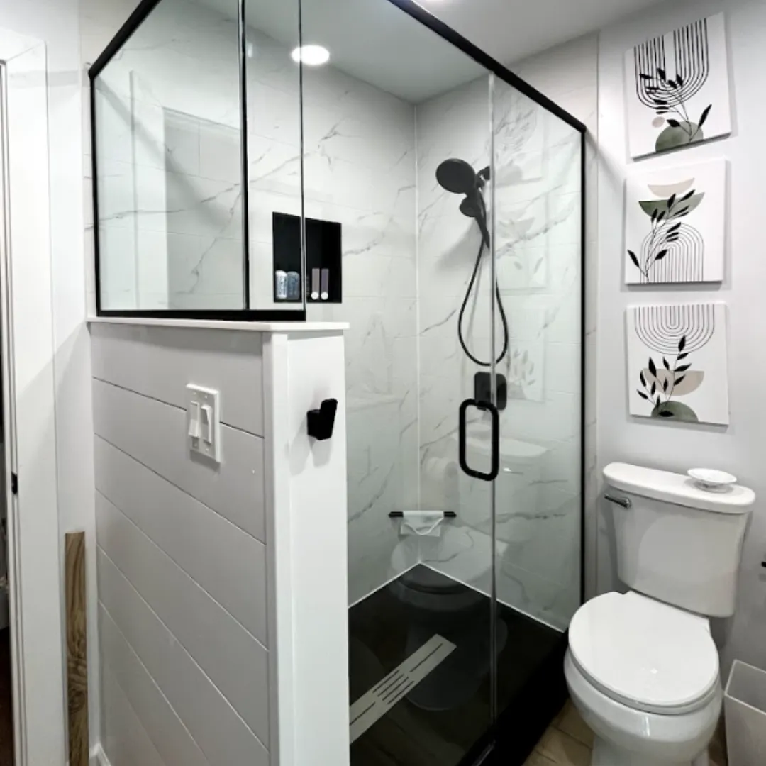 Ark Bath Co. shower installation project