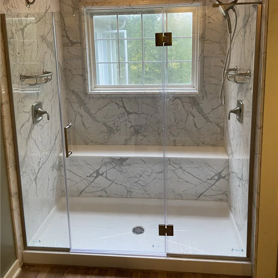 Ark Bath Co. tub to shower conversion project