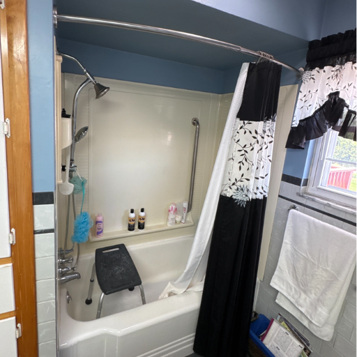 Before: original bathroom