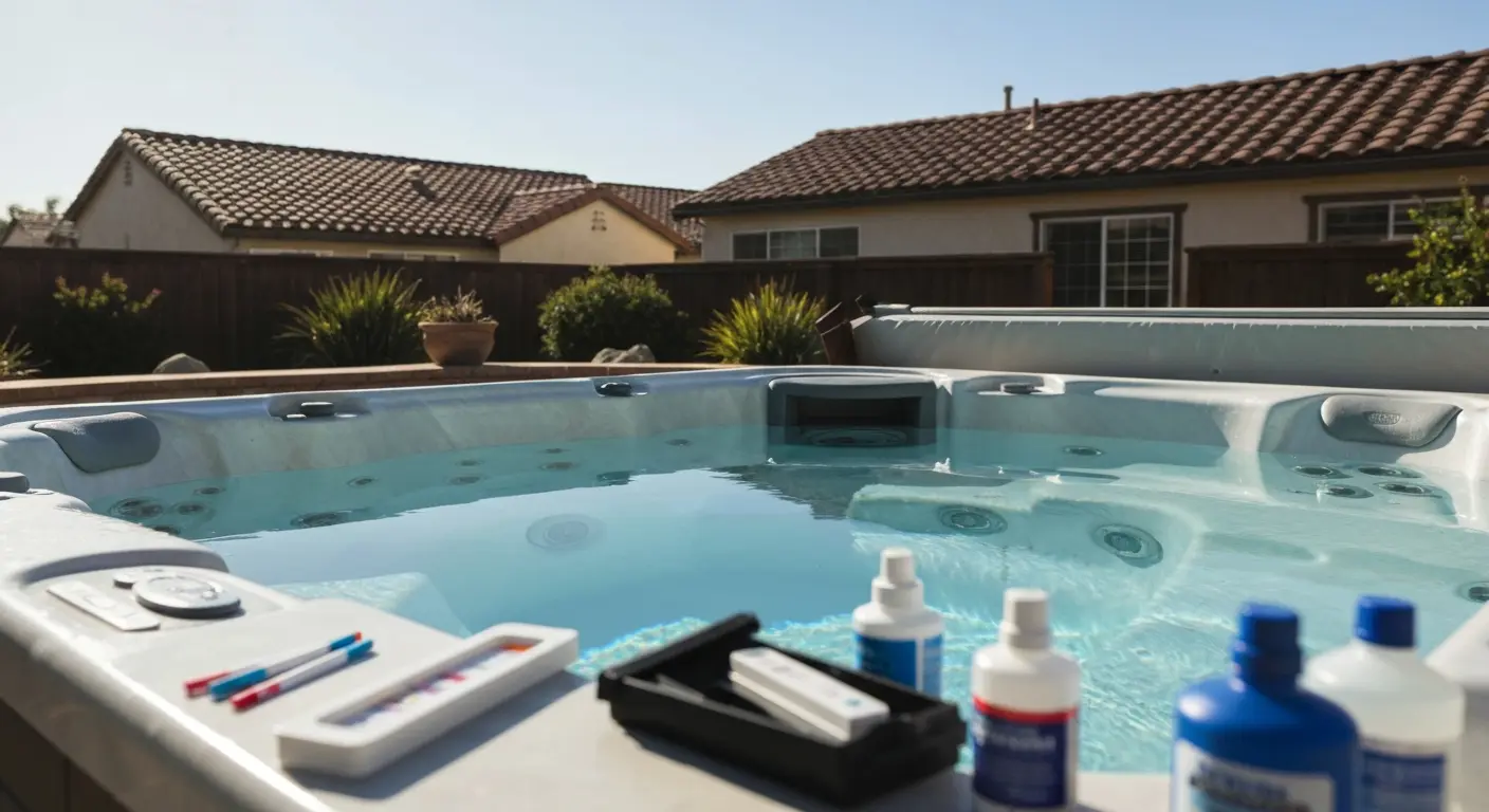 Hot tub maintenance service
