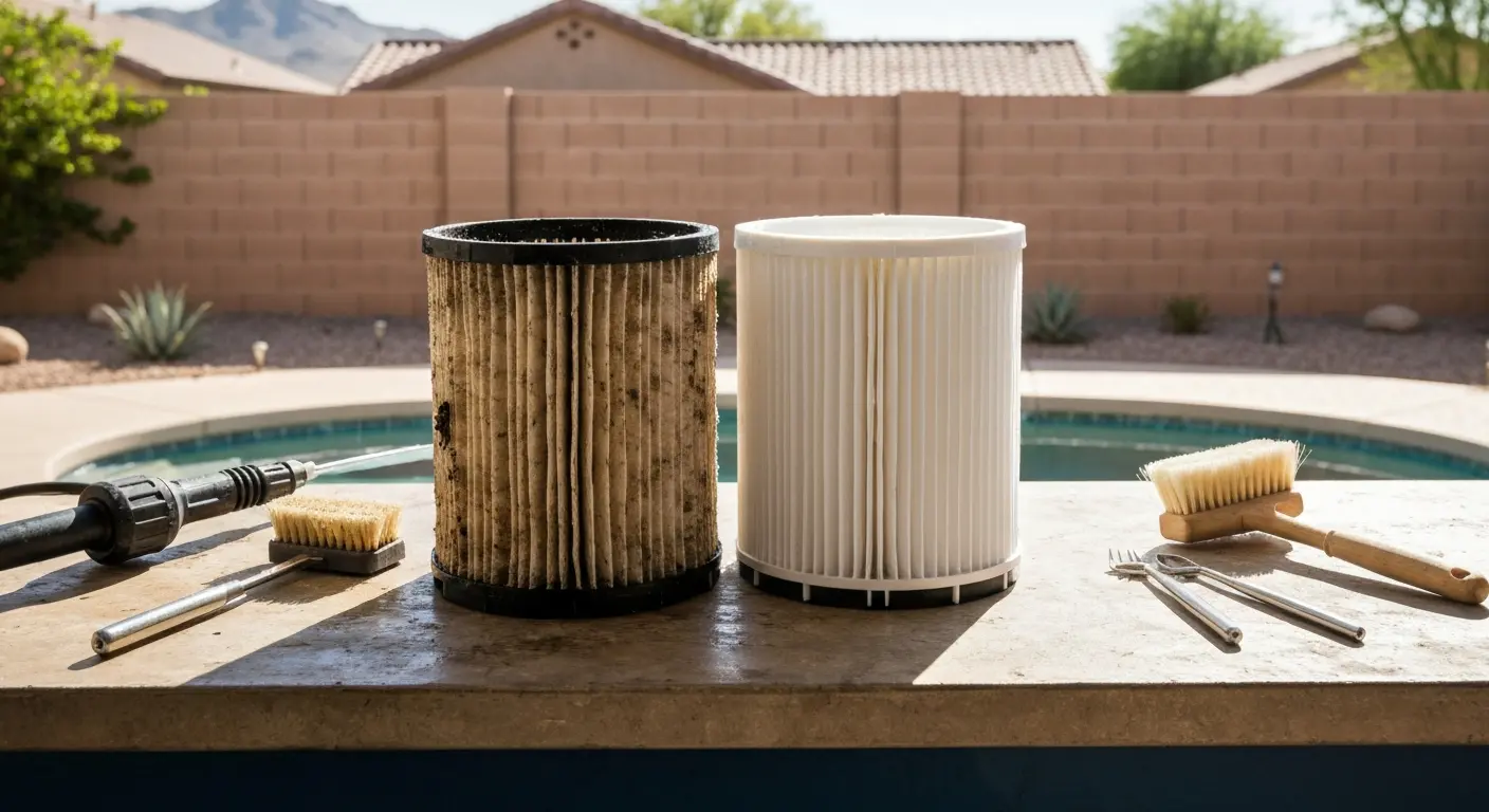 Filter cleaning and replacement service