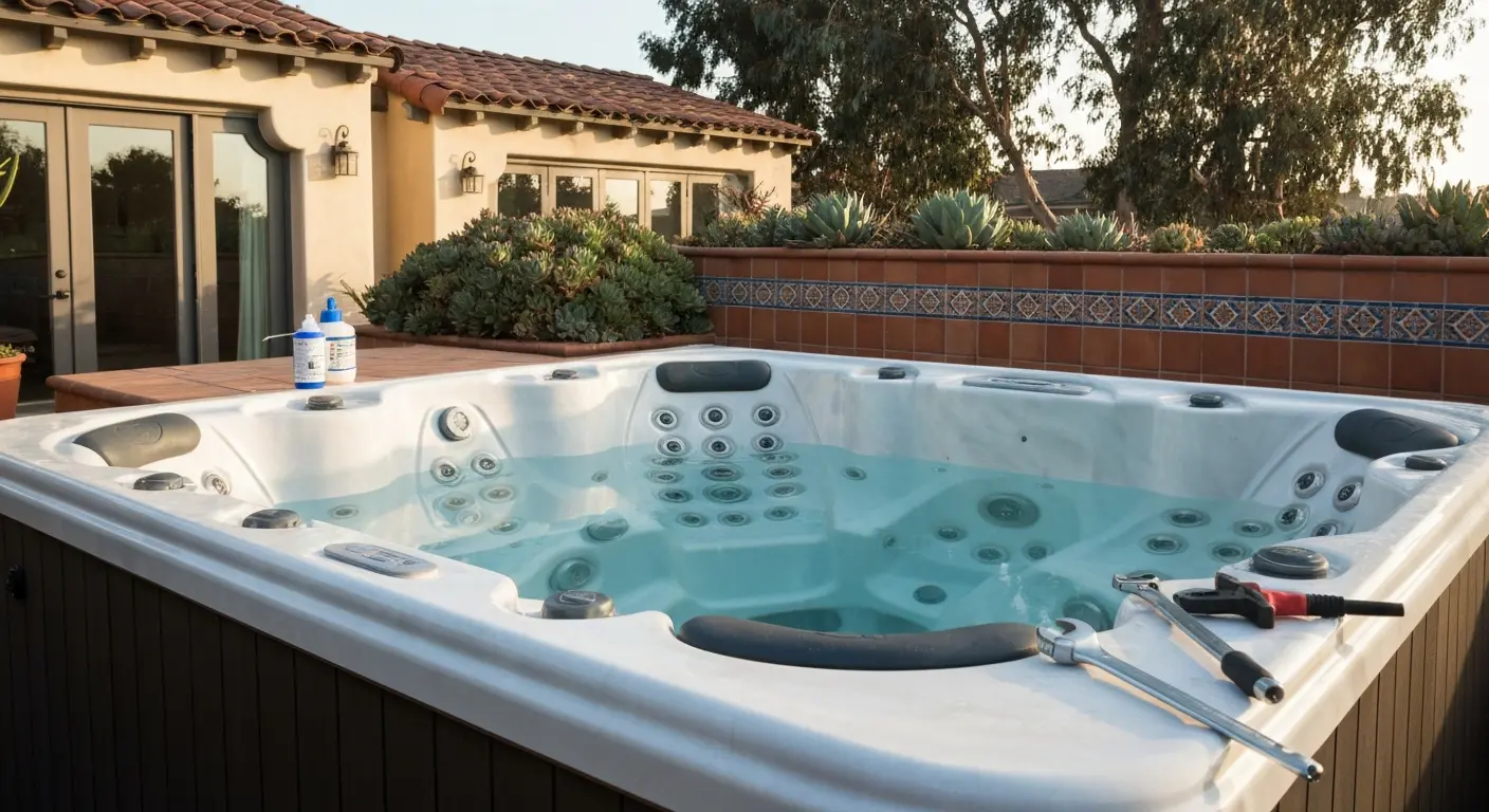Hot tub repair service