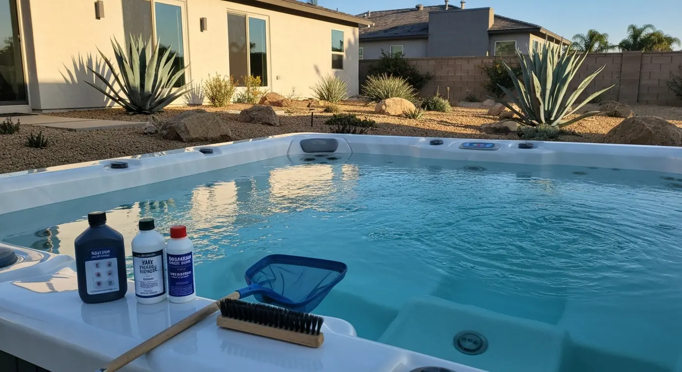 Hot tub maintenance service