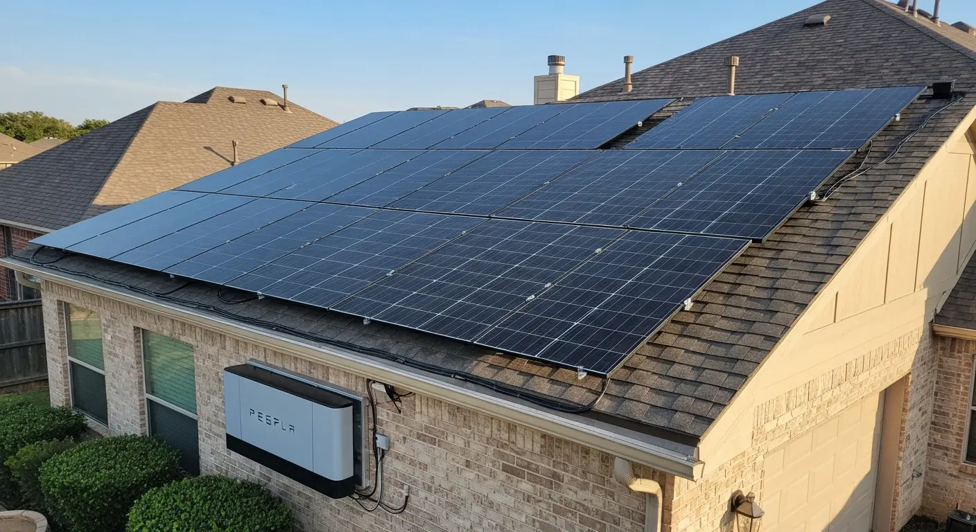 Solar and battery system