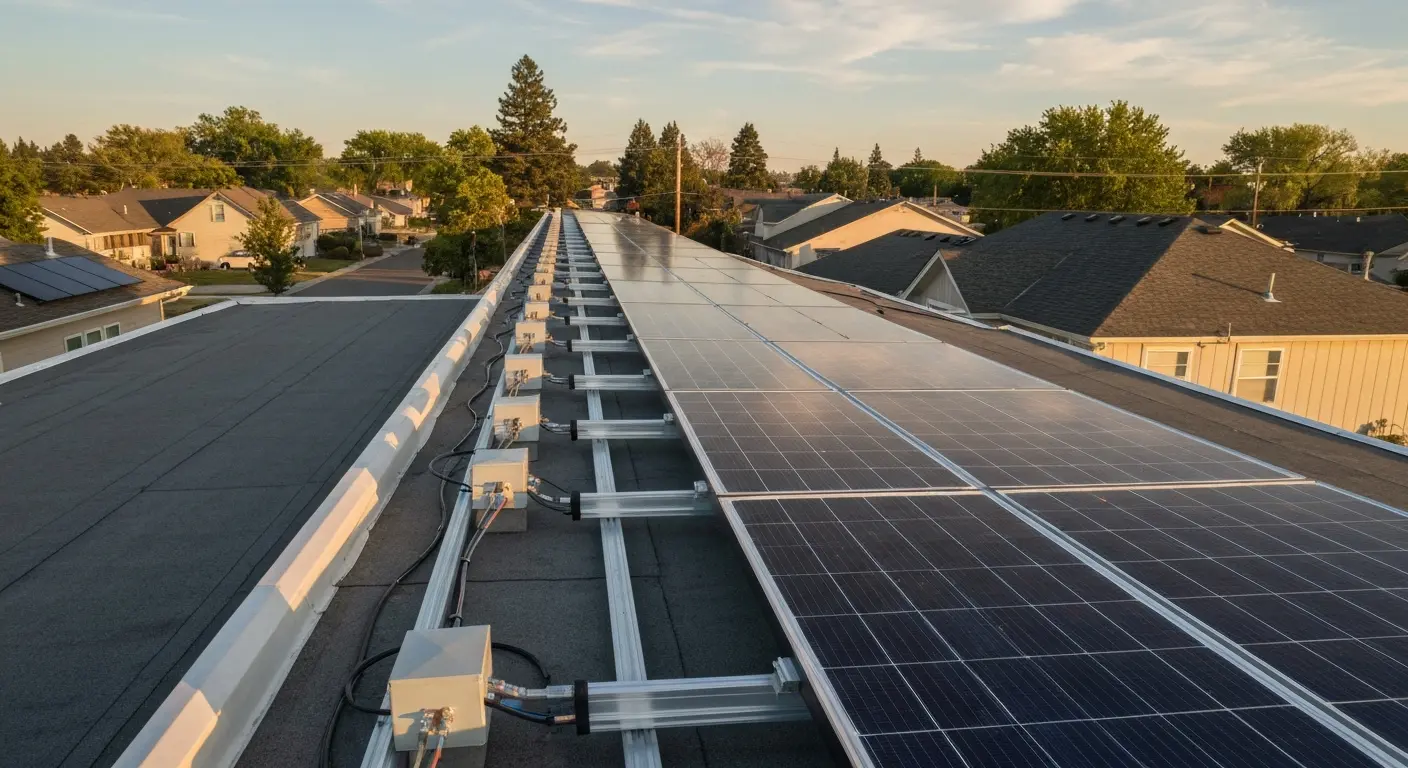 HOA-compliant solar setup