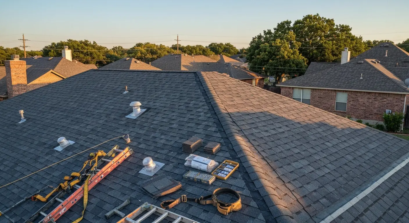 Roof restoration project