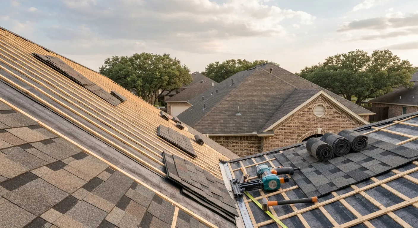 Residential roof restoration