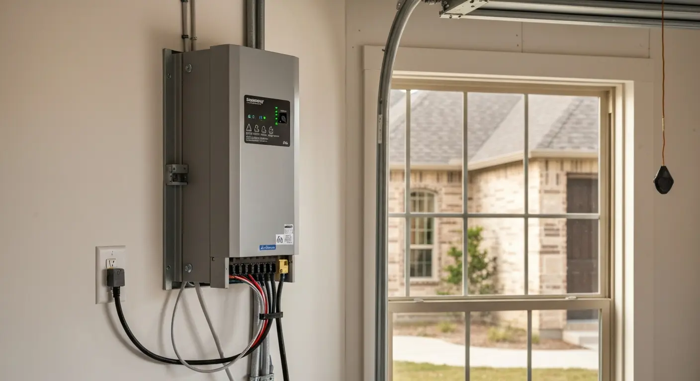 Battery backup installation