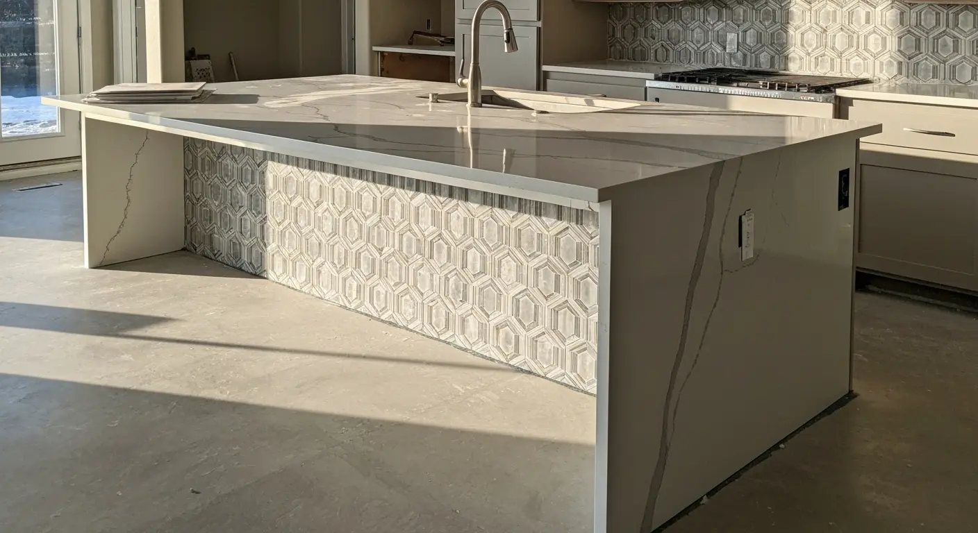 Countertop and backsplash