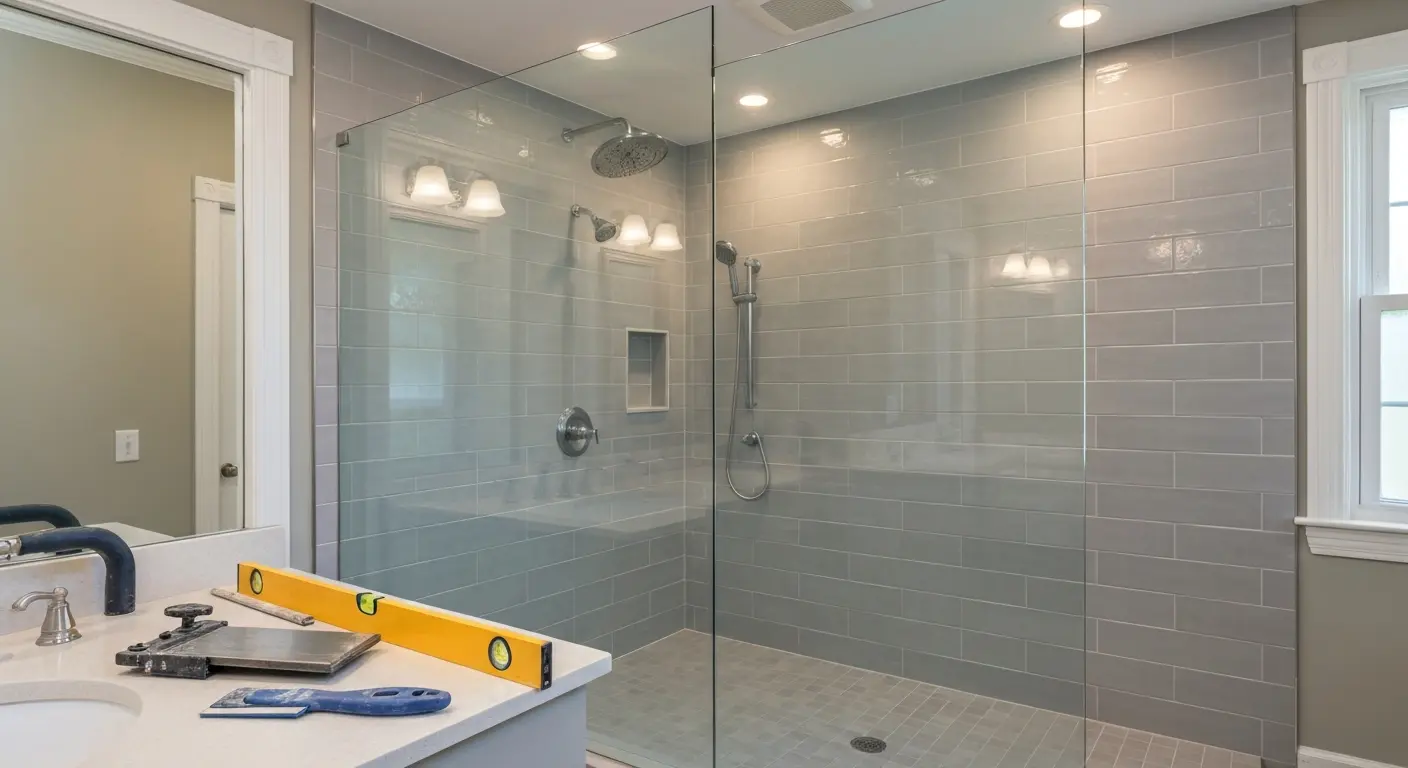 Shower remodeling project