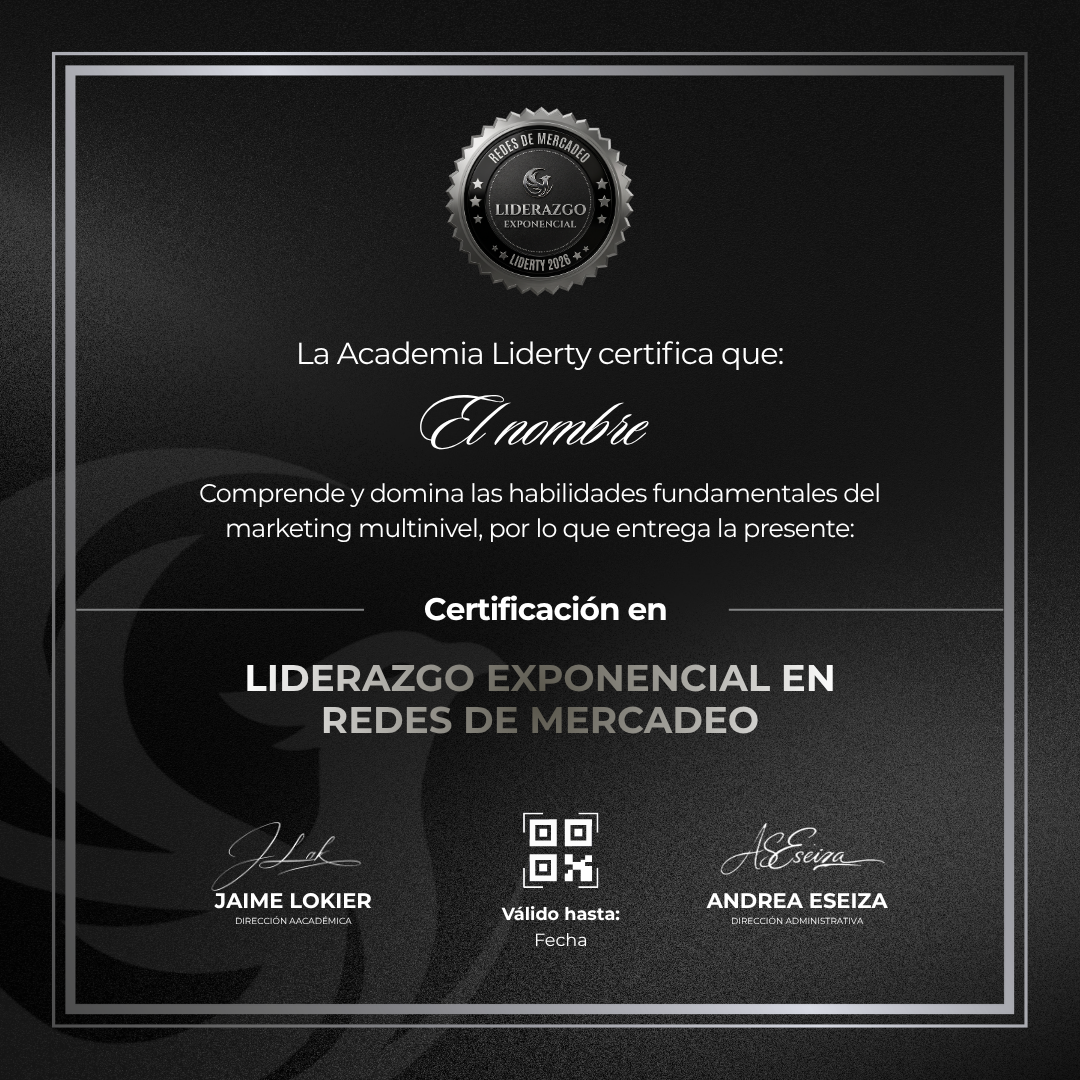 Certificado Liderazgo Exponencial
