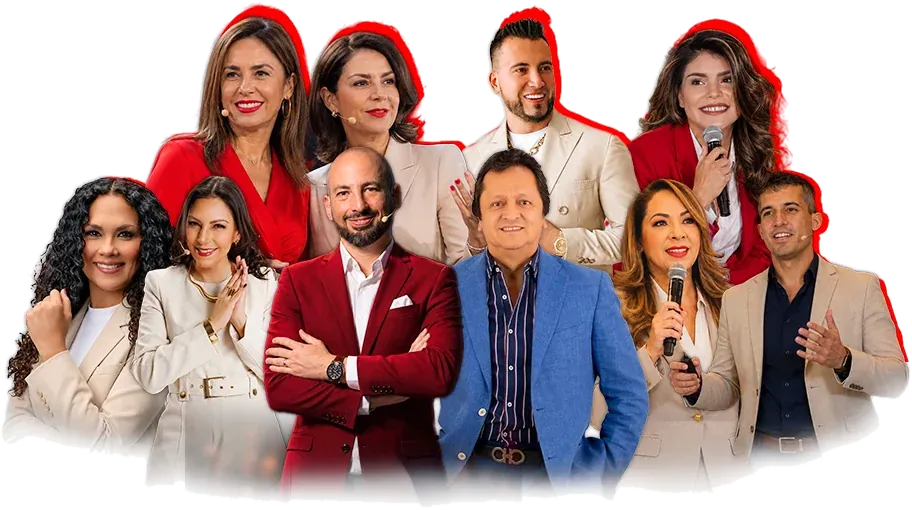 Los diez ponentes de la Cumbre de L&iacute;deres 2026 juntos en un mismo encuadre.