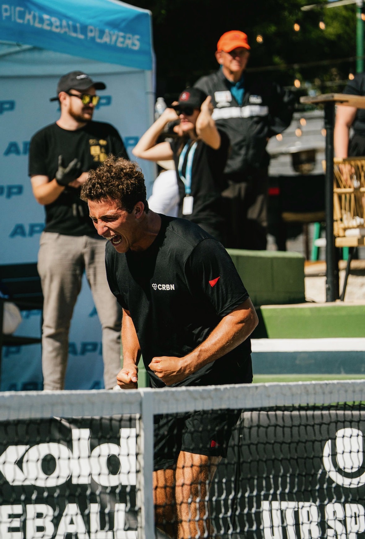 Tanner Tomassi on the pickleball court