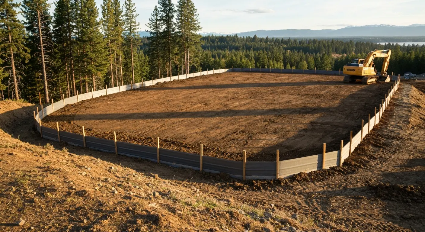 Land clearing for building