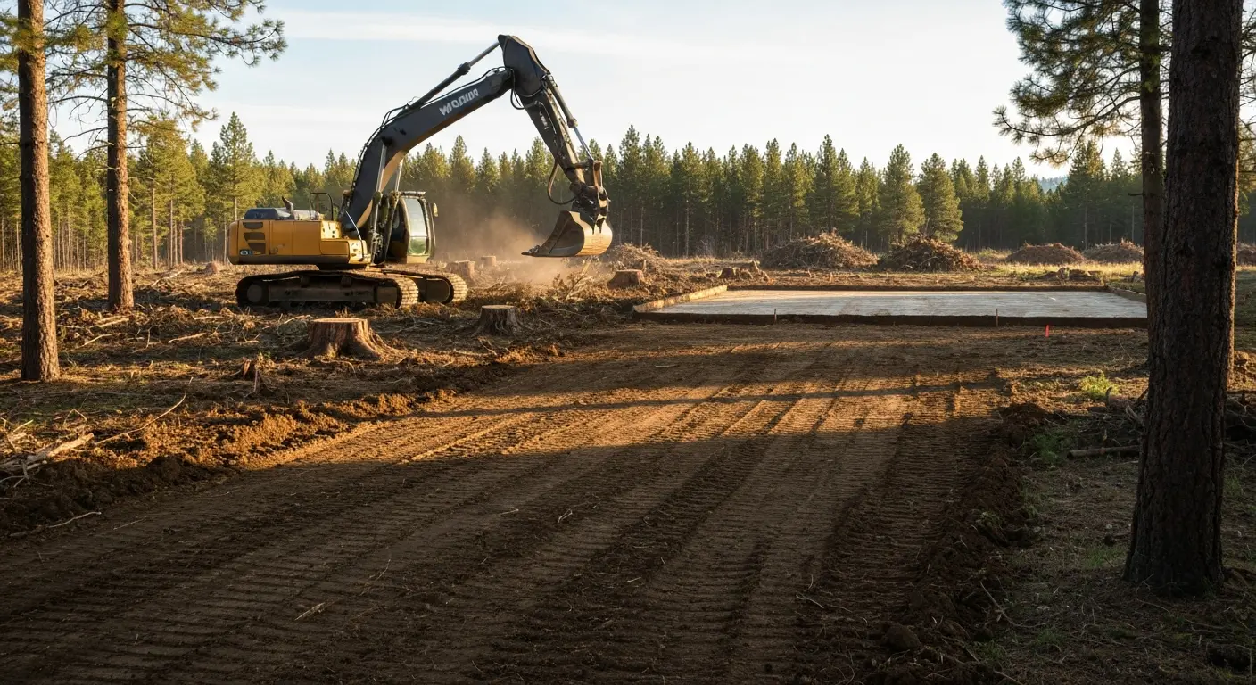 Land clearing equipment