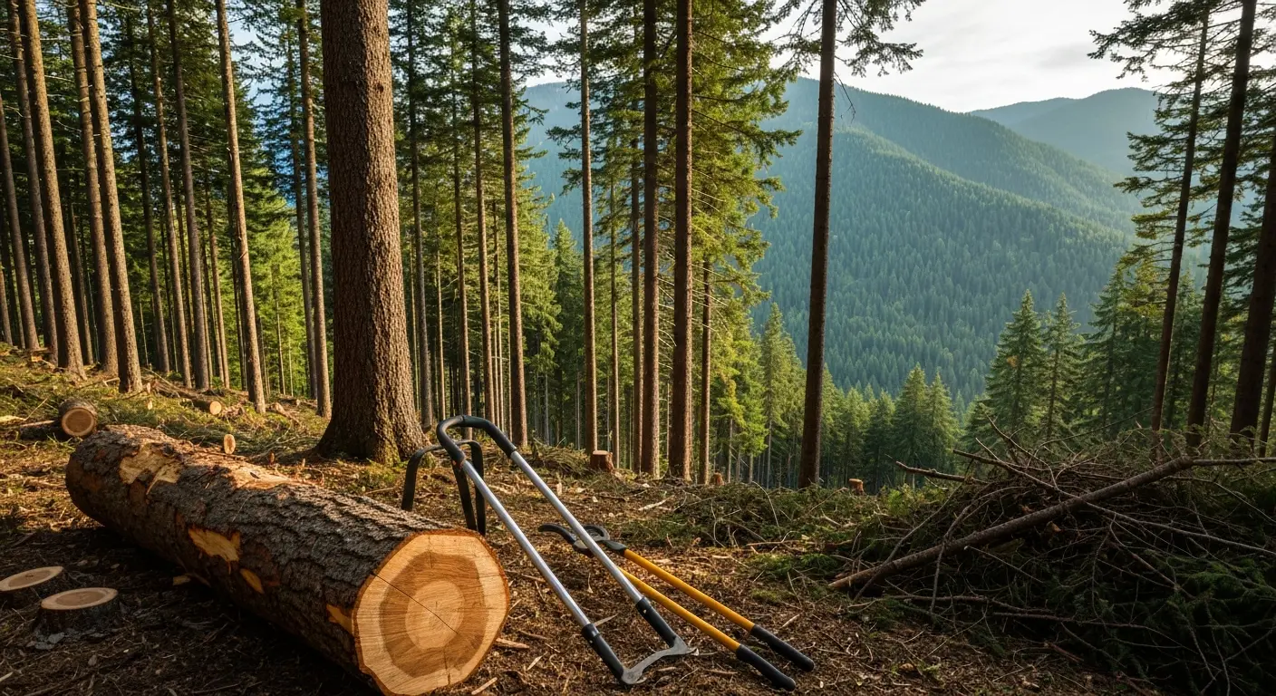 Forest thinning project