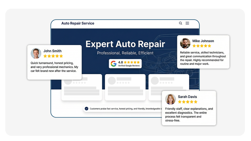 Turn reviews into proof