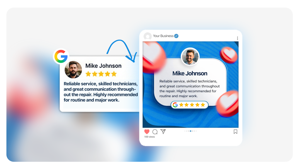 Extend the reach of your best reviews