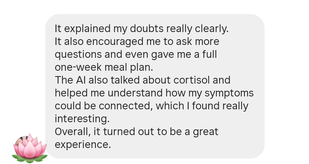 Angie testimony on Waldorf Wellness AI