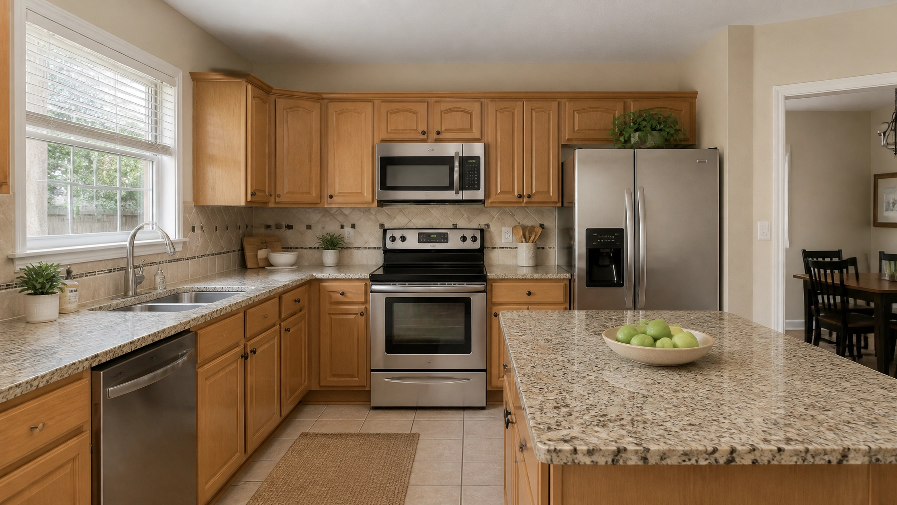 Partially updated kitchen Partially updated kitchen
