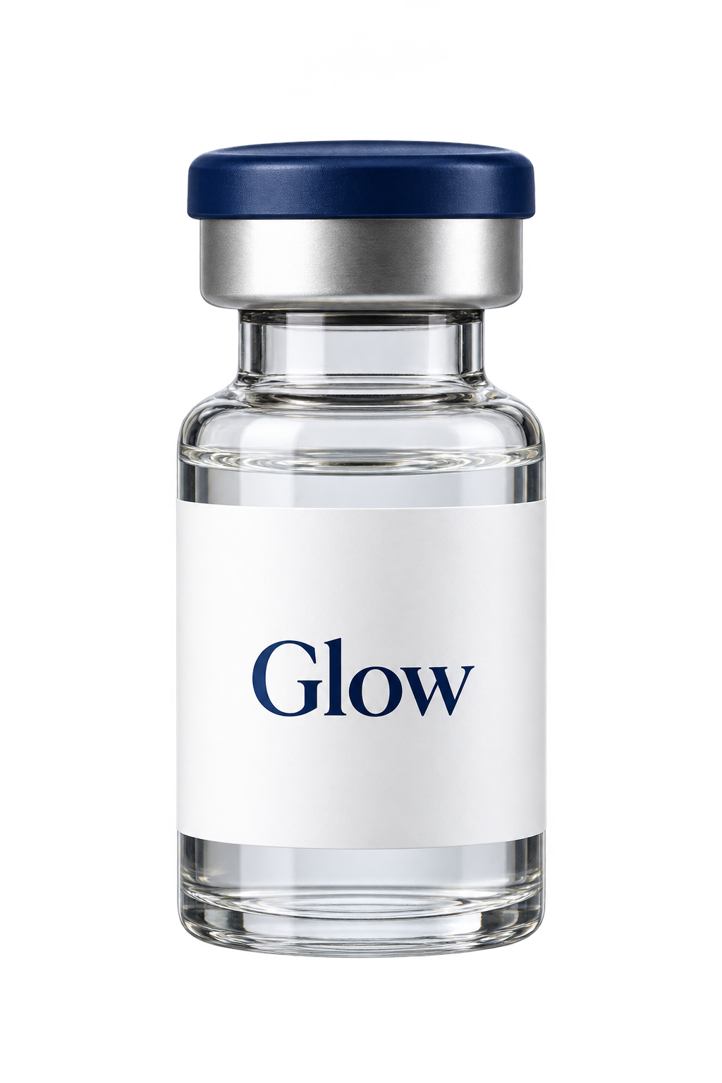 Glow vial illustration; packaging may vary
