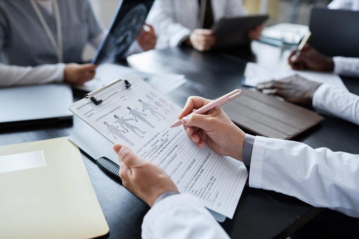 Chiropractic focused care session
