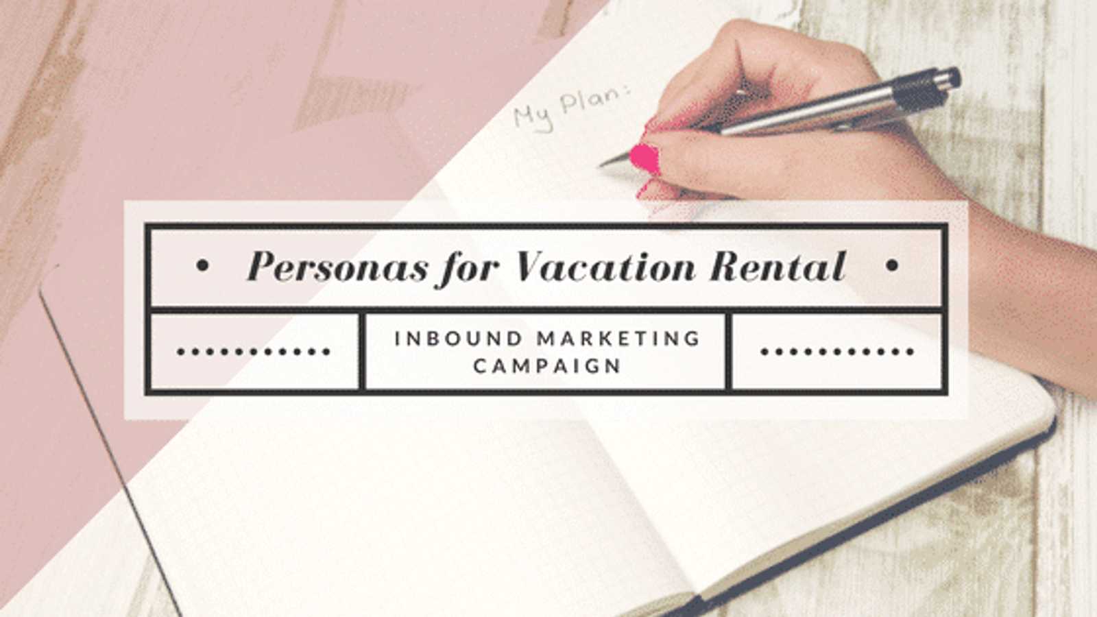 Personas for Vacation Rental Inbound Marketing Campaign