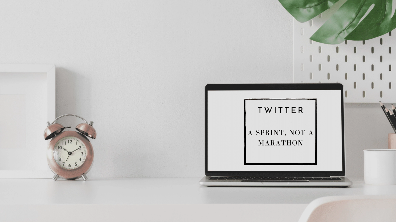 Twitter: A Sprint, Not a Marathon