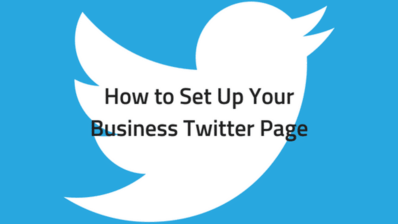 How to Set Up Your Business Twitter Page