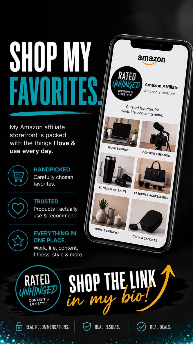 Rated Unhinged Shop Favorites