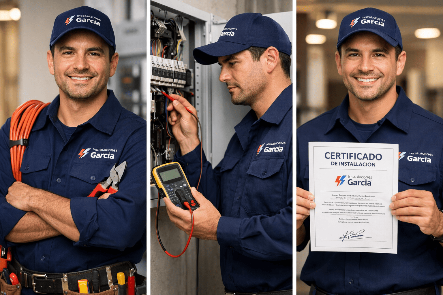 Instalador Eléctrico Trabajando