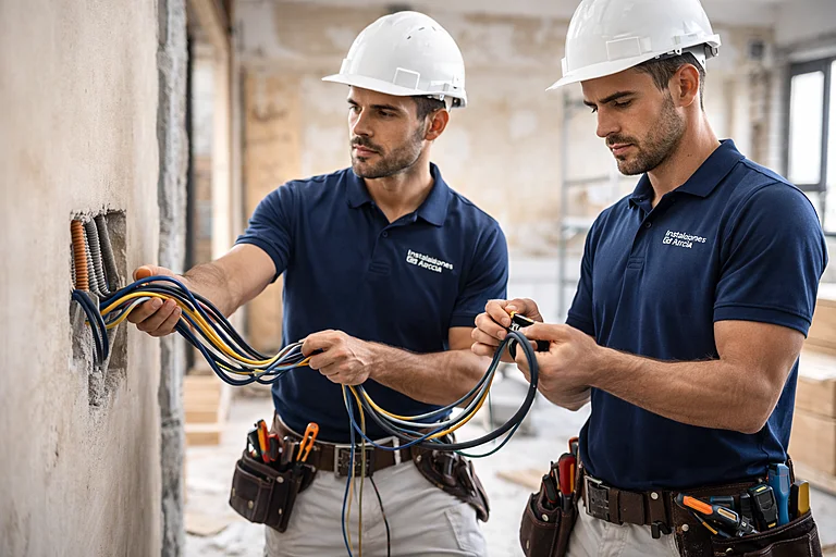 Full electrical renovation in a home: rewiring and new circuits in Marbella