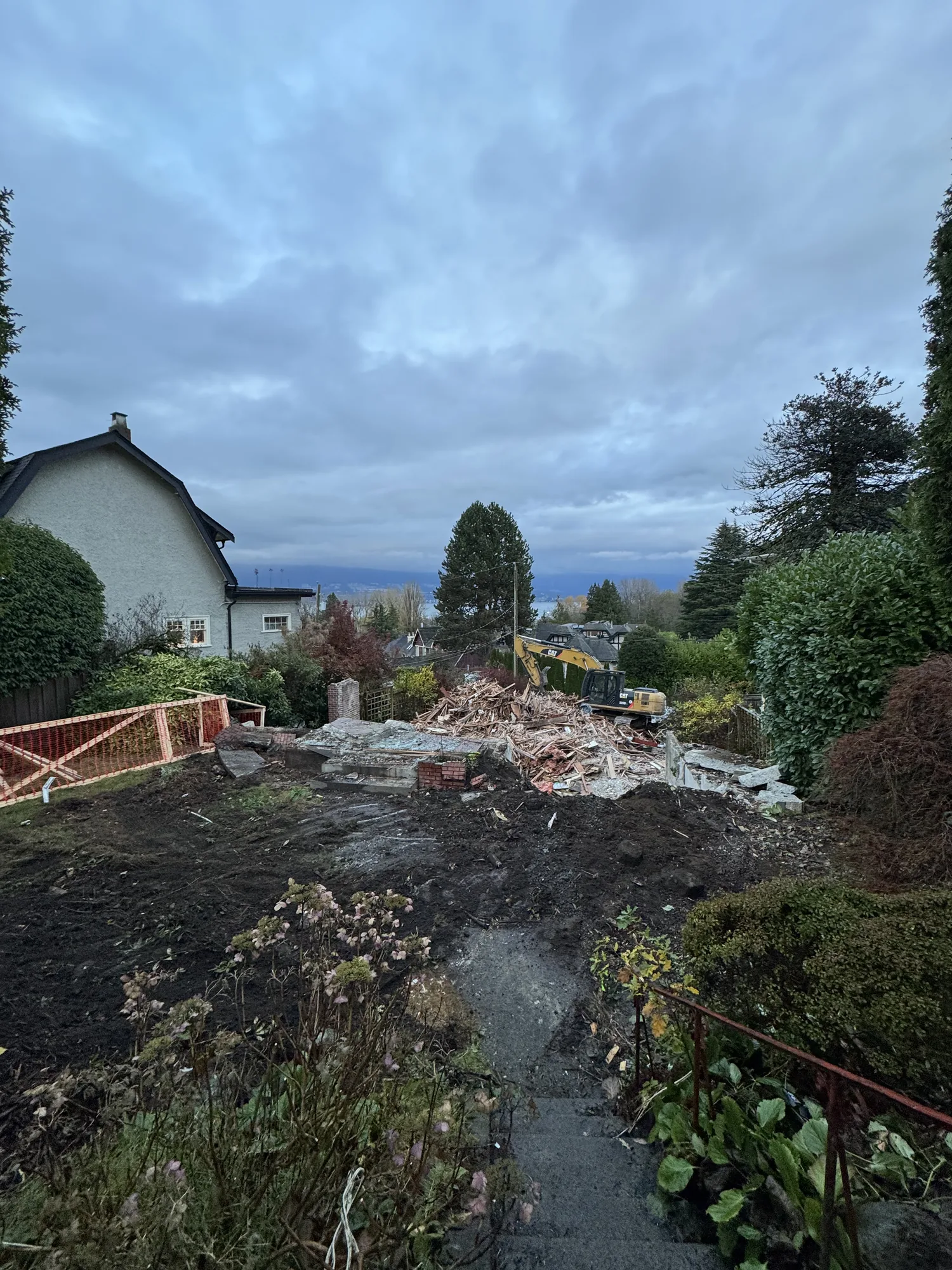 Demolition site cleanup in Vancouver BC