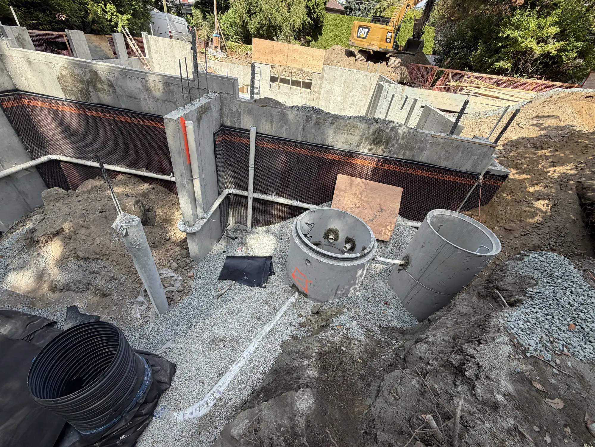 Sewer and water line trenching in Burnaby BC