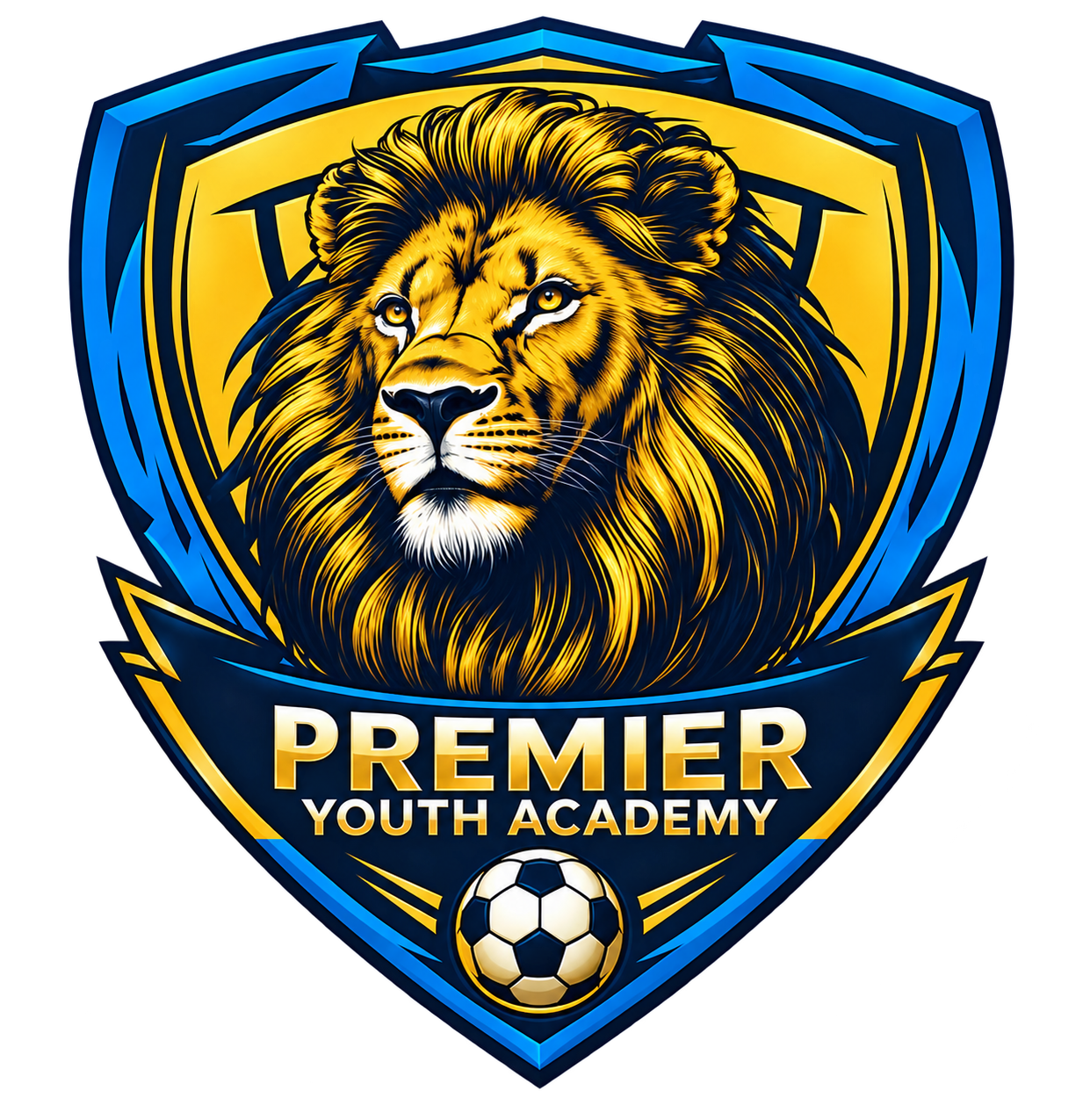 Premier Youth Academy lion crest