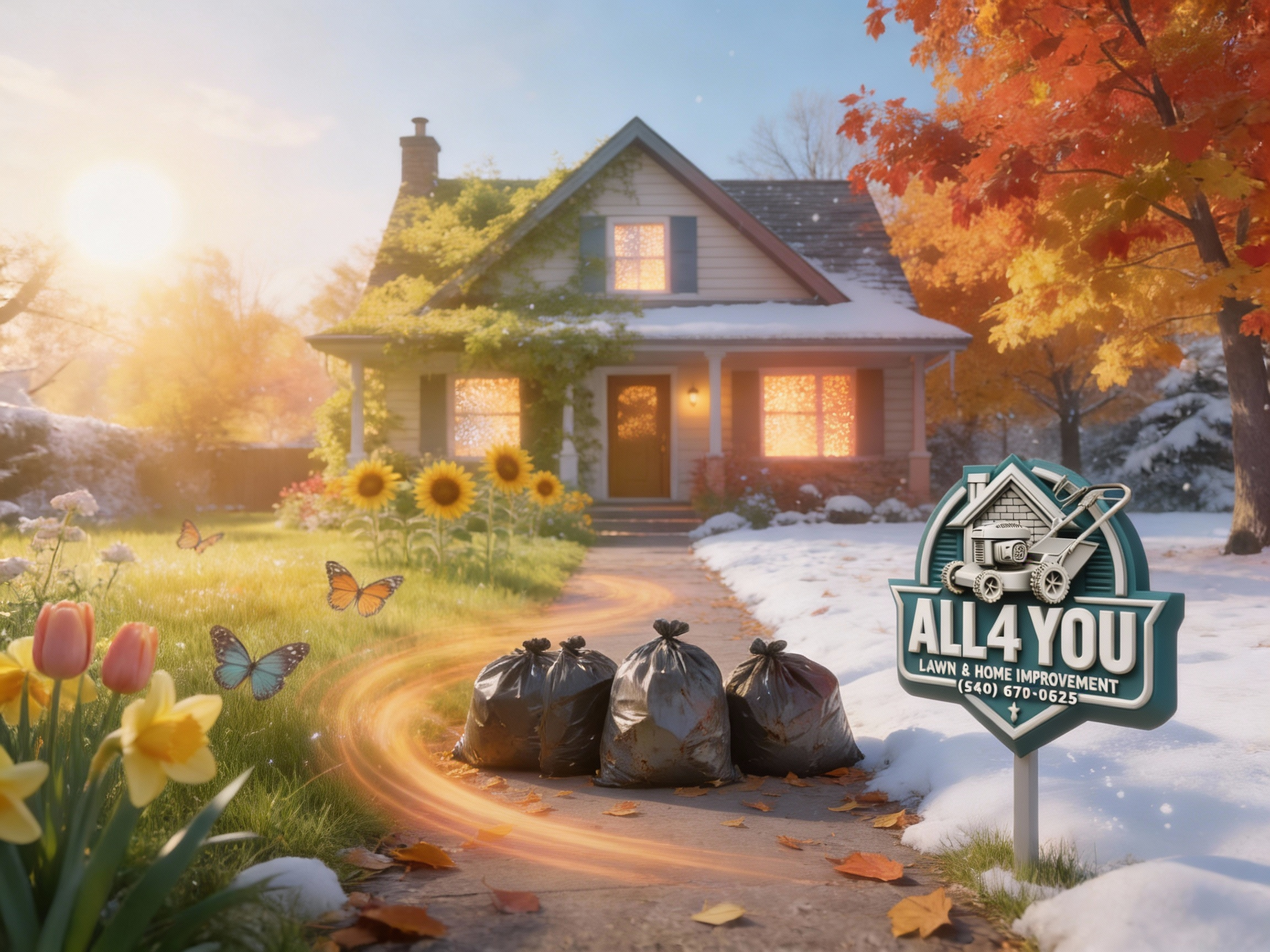 Construction equipment sits in a park.