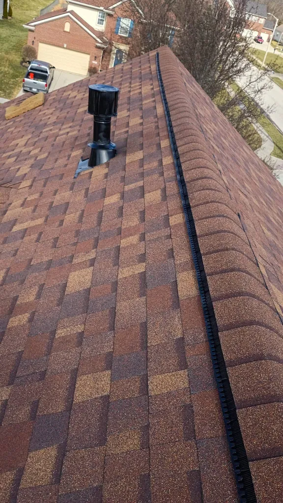 Completed roofing project by Rivera's Roofing LLC, Dayton, Ohio