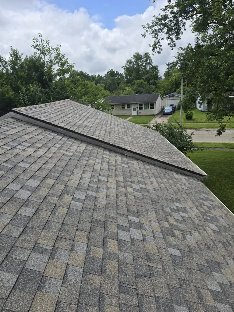 Completed roofing project by Rivera's Roofing LLC, Dayton, Ohio