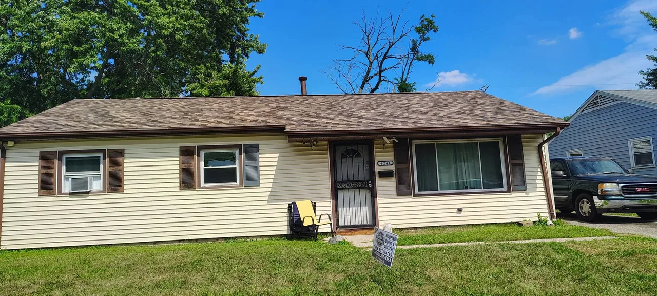 Completed roofing project by Rivera's Roofing LLC, Dayton, Ohio
