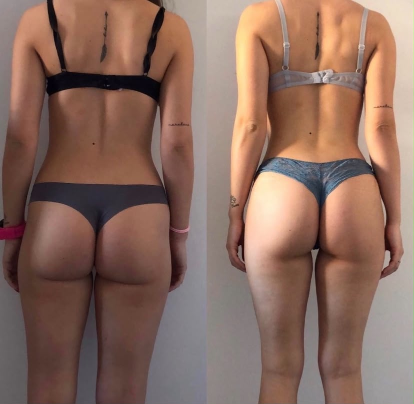 Transformación 90 días — clienta Real Fit Woman