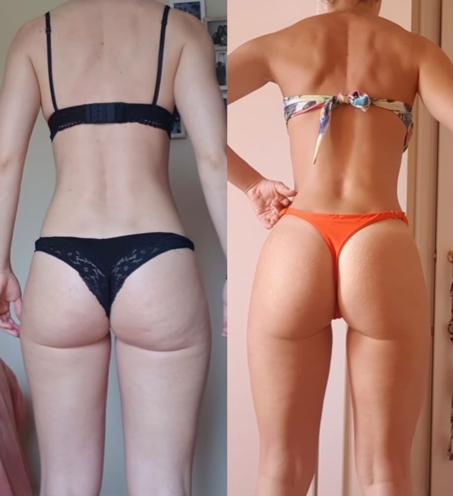 Transformación 90 días — clienta Real Fit Woman