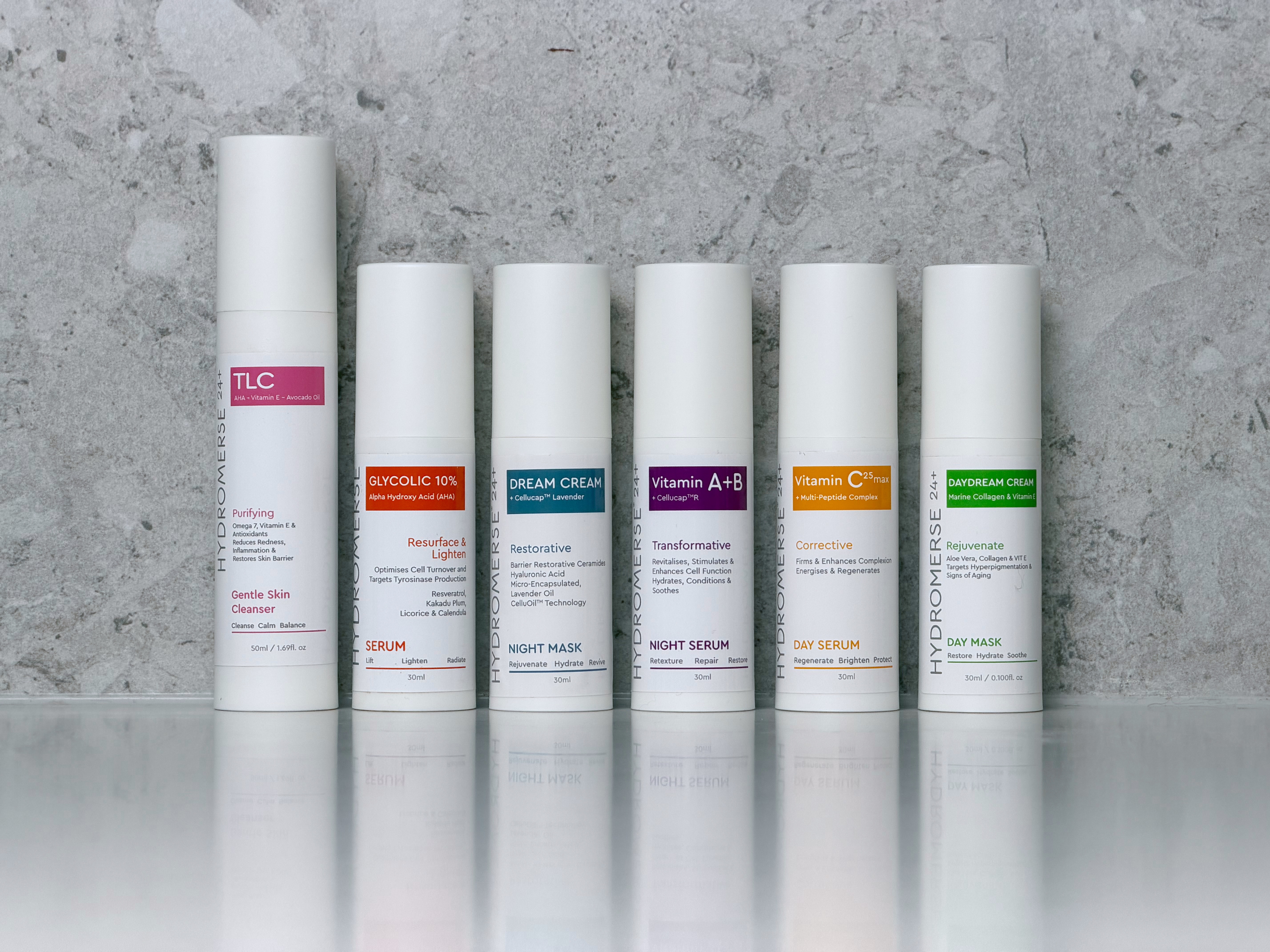 The Hydromerse skincare retail range at NDI Cosmetic Nurse